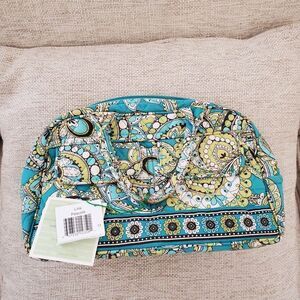 Vera Bradley Vintage Lola Handbag In Peacock Pattern